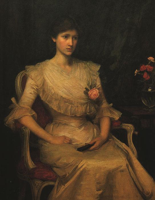 John William Waterhouse Portrait of Miss Margaret Henderson oil painting image